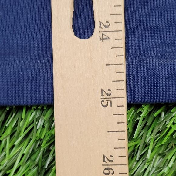 Vintage 80s MOD Block-Stripes Polo Shirt S/M 17x25 Yellow - Picture 5 of 11